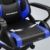 SONGMICS Gaming Stuhl, Schreibtischstuhl, Computerstuhl, Bürostuhl, abnehmbare Kopfstütze, Lendenkissen, höhenverstellbar, Wippfunktion, bis 150 kg belastbar, ergonomisch, schwarz-blau RCG011B02 - 4