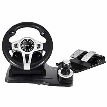 Tracer Roadster 4 in 1 Lenkrad für PC/PS3/PS4/Xone 2-Pedalset Ganghebel 270-Grad-Rotationswinkel - 2