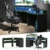 Vicco Gaming Desk Schreibtisch Kron Gamer PC Tisch Computertisch Bürotisch (Computertisch Set 3, Schwarz-Grün) - 2
