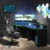 Vicco Gaming Desk Schreibtisch Kron Gamer PC Tisch Computertisch Bürotisch (Computertisch Set 3, Schwarz-Grün) - 4