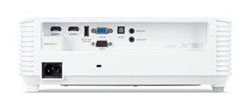 Acer H6800BDa DLP Beamer (4K UHD (3.840 x 2.160 Pixel) 3.600 ANSI Lumen, 10.000:1 Kontrast, 3D, Keystone, 1x 10 Watt Lautsprecher, HDMI (HDCP), Audio Anschluss) weiß, Home Cinema - 4