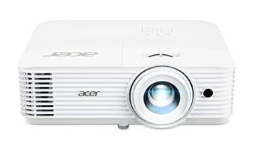 Acer H6800BDa DLP Beamer (4K UHD (3.840 x 2.160 Pixel) 3.600 ANSI Lumen, 10.000:1 Kontrast, 3D, Keystone, 1x 10 Watt Lautsprecher, HDMI (HDCP), Audio Anschluss) weiß, Home Cinema - 6