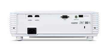 ACER H6815BD DLP Beamer (4K UHD (3.840 x 2.160 Pixel), 4.000 ANSI Lumen, 10.000:1 Kontrast, Keystone, 3 Watt Lautsprecher, HDMI (mit HDCP), Audio Anschluss) Heimkino - 5