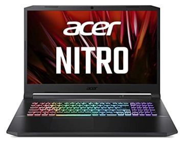 Acer Nitro 5 (AN517-54-90M0) Gaming Laptop | 17,3 FHD 144Hz Display | Intel Core i9-11900H | 16 GB RAM | 1 TB SSD | NVIDIA GeForce RTX 3060 | Windows 11 | QWERTZ Tastatur | schwarzrot - 1