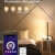 Alexa Lightbars(2er Pack), LED Ecklampe Stehlampe Wohnzimmer Gaming Deko, 16 Mio. RGB Dimmbar Nachttischlamp / Tischlampe für Wand/Zimmer/TV Nachrüsten Lampe, Sync mit Musik, Work mit Alexa &Google - 5
