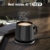 APEKX Auto On/Off Kaffeetasse mit Intelligenter Temperaturregelung 113°F/45°C Tassenwärmer Selbsterhitzend mit Kabelloser Ladefunktion Geschenke für das Home Office (Becher Enthalten) Schwarz - 2