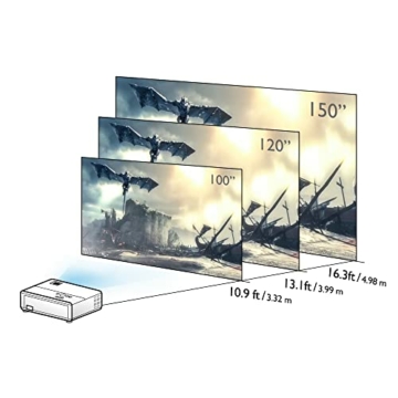 BenQ TH585P 1080p DLP Gaming-Beamer, 3.500 Lumen, HDMI, 3D, geringe Reaktionszeit für Gaming-Konsolen, weiß, 9H.JLS77.14E - 6