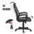 COMHOMA Bürostuhl Gaming Stuhl Gamer Racing Chair ergonomische drehstuhl Rückenlehne Office Stuhl Sitzhöhenverstellung PU Kunstleder Grau - 4