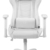 DELTACO Gaming Stuhl - PC Gaming-Stuhl mit Armlehne, hoher Rückenlehne und Kissen (Zocker Stuhl, Bürostuhl, ergonomisch, höhenverstellbar, PU-Leder, 110 Kg) Weiß - 2