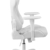 DELTACO Gaming Stuhl - PC Gaming-Stuhl mit Armlehne, hoher Rückenlehne und Kissen (Zocker Stuhl, Bürostuhl, ergonomisch, höhenverstellbar, PU-Leder, 110 Kg) Weiß - 4