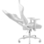 DELTACO Gaming Stuhl - PC Gaming-Stuhl mit Armlehne, hoher Rückenlehne und Kissen (Zocker Stuhl, Bürostuhl, ergonomisch, höhenverstellbar, PU-Leder, 110 Kg) Weiß - 5