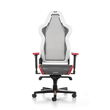 DXRacer (das Orginal) Air R1S Gaming Stuhl, Mesh, Weiß-rot-schwarz-grau, 200 cm - 2