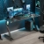 EUREKA ERGONOMIC Gaming Schreibtisch 153 × 60cm Groß Gaming Tisch mit LED Beleuchtung Z60 Gamer PC Tisch Lang Gaming Computertisch mit Mausunterlage, Getränkehalter und Kopfhörerhaken, Schwarz - 2