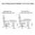 Gaming-Stuhl, Rennstuhl, Ergonomischer Recliner-Pc-Computerstuhl Drehbarer Schreibtischstuhl mit Hoher RüCkenlehne und Verstellbarer KopfstüTze und LordosenstüTze,Black/Blue - 7