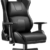 GTPLAYER Gaming Stuhl Bürostuhl Schreibtischstuhl Chefsessel Drehstuhl PC-Stuhl Racing Stuhl Höhenverstellbar Innovative Ergonomischer Stuhl mit Breiten Kopf- Rücken-&Lendenwirbelkissen (Schwarz) - 1