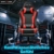 GTPLAYER Gaming Stuhl mit Fußstützen Lautsprecher Bluetooth Musik Computerstuhl Schreibtischstuhl Stuhl Ergonomischer Schwarz-Rot - 8