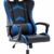 IntimaTe WM Heart Gaming Stuhl, Bürostuhl mit Verstellbarem Kopfkissen und Lendenkissen, Ergonomischer Schreibtischstuhl, Racingstuhl mit Hoher Rückenlehne Blau, 52D x 49W x 130H cm - 1