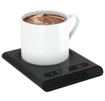 Kaffeetassenwärmer Tassenwärmer für Schreibtisch Elektrischer Kaffeewärmer mit 3 Temperatureinstellungen Teewärmer Getränkewärmer 8h Auto Abschaltung Kaffeeheizung für Schreibtisch Büro - 1