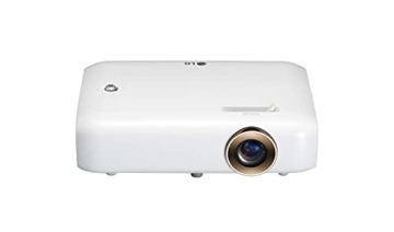 LG Beamer PH510PG bis 254 cm (100 Zoll) CineBeam HD LED Projektor (550 Lumen, 1280 x 720, DMD DLP Chip, inkl Integrierter Akku), weiß - 1