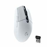 Logitech G305 LIGHTSPEED kabellose Gaming-Maus mit HERO 12K DPI Sensor, Wireless Verbindung, 6 programmierbare Tasten, 250 Stunden Akkulaufzeit, Leichtgewicht, PC/Mac - Weiß - 1