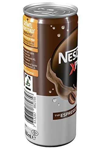 NESCAFÉ XPRESS Espresso Macchiato, trinkfertiger Iced Coffee Espresso Macchiato in der Dose für unterwegs, koffeinhaltig, 12er Pack (12 x 250ml) - 5