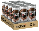 NESCAFÉ XPRESS Latte Macchiato, trinkfertiger Iced Coffee Latte Macchiato in der Dose für unterwegs, koffeinhaltig, 12er Pack (12 x 250ml) - 1