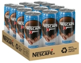 NESCAFÉ XPRESS Vanilla, trinkfertiger Iced Coffee mit Vanillegeschmack in der Dose für unterwegs, koffeinhaltig, 12er Pack (12 x 250ml) - 1