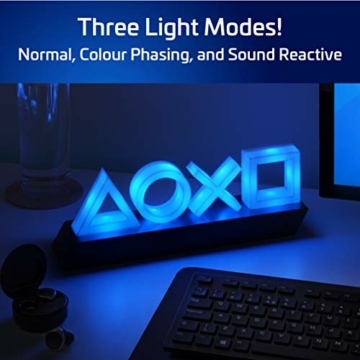 Paladone PlayStation 5 Icons Light Modes Music Reactive Game Room - Official Merchandise - 2