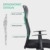 T-THREE.Verstellbarer Bürostuhl mit hoher Rückenlehne, ergonomischer Netz-Drehstuhl, Bürostuhl, Schreibtischstuhl, Kopfstütze und Lendenwirbelstütze, höhenverstellbar, 360°-Dreh-Wippfunktion - 2