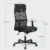 T-THREE.Verstellbarer Bürostuhl mit hoher Rückenlehne, ergonomischer Netz-Drehstuhl, Bürostuhl, Schreibtischstuhl, Kopfstütze und Lendenwirbelstütze, höhenverstellbar, 360°-Dreh-Wippfunktion - 6