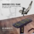 Corsair T3 Rush - Polyester Stoff Gaming Stuhl (Atmungsaktivem Weichen Stoff, Gepolsterten Nackenkissen, Lendenstütze aus Memory-Schaumstoff, 4D-Armlehnen, Leich Montieren) Schwarz - 5
