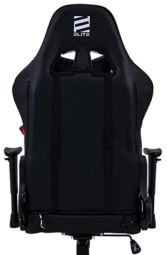 ELITE LED Gaming Stuhl MG200 Destiny - Ergonomischer Bürostuhl - Schreibtischstuhl - Chefsessel - Sessel - Racing Gaming-Stuhl - Gamingstuhl - Drehstuhl - Chair - Kunstleder (RGB Schwarz/Weiß) - 7