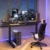 Flexispot E1LB Gaming Tisch (160 x 100 cm) | Großer Ergonomischer Schreibtisch für Büro und Zuhause | höhenverstellbar mit 2 Motoren und 2-Fach Beine (Schwarz) - 8