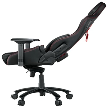 ROG Chariot Core Gaming-Stuhl (Rennwagen-Stil, Stahlrahmen, Atmungsaktiver Innenschaum und Kunstlederoberfläche, Lendenkissen, 145° neigbare Rückenlehne) - 14