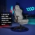 symino Gaming Stuhl Atmungsaktiver Stoff Bürostuhl Ergonomischer PC Stuhl Racing Style Computer Stuhl mit 3D Armlehne, Verstellbarer Drehstuhl mit Fußstützen - 6
