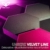 FENNEXT ® Velvet Schallabsorber Wand - Dekorative Hexagon Akustikpaneele für Gaming, YouTube Studio, Büro - 8x 3D Wandpaneele STONY SHADES - 9