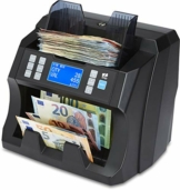 ZZap NC45 Banknotenzähler mit Wertzählung für gemischte Stückelung & Falschgeld-Detektor - Geldzählmaschine Geldzähler - 1