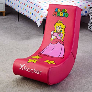 X Rocker Nintendo Super Mario Floor Rocker | Gaming Sessel für Kinder | Prinzessin Peach Design - 3