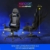 Xantron® Ergonomischer Gaming Stuhl RGB Beleuchtung - 150 kg Belastbarkeit/Gamer Sessel in Schwarz mit PVC Leder/Gamingsessel verstellbar per Gasdruckfeder/Gamingstuhl/Gaming Chair - 5