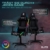 ELITE LED Gaming Stuhl MG200 Destiny | Ergonomischer Bürostuhl - Schreibtischstuhl - Chefsessel - Sessel - Racing Gaming-Stuhl - Gamingstuhl - Drehstuhl - Chair - Kunstleder (RGB Schwarz) - 4