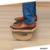 UNITURE® [NEU] Holz Fußstütze Schreibtisch Beinablage [Designed in Deutschland] Rutschfeste Fußablage Schreibtisch mit Wippfunktion - Bequemer Fußhocker fürs Büro - Footrest als Homeoffice Zubehör - 5