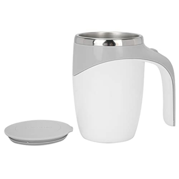 BuyWeek Selbstrührende Tasse, Selbstrührender Becher, Selbstmischende Kaffeetasse, Automatisches Mischen, Kaffee, Tee, heiße Schokolade, Milchbecher für das Heimbüro - 7