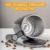 FOVNOT Upgrade Selbstrührende Tasse, Wiederaufladbar Self Stirring Mug Auto Magnetic Mug Selbstrührender Becher zum Selbstrührender Kaffee/Milch/Tee/Heiß Schokolade (Black) - 2