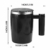 FOVNOT Upgrade Selbstrührende Tasse, Wiederaufladbar Self Stirring Mug Auto Magnetic Mug Selbstrührender Becher zum Selbstrührender Kaffee/Milch/Tee/Heiß Schokolade (Black) - 6