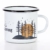 MUGSY I Emaille Tasse Coffee & Adventure mit Outdoor Motiv, weiß, Camping Tasse mit Spruch, bruchfest & leicht I 330ml - 3