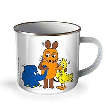 Trötsch Die Maus Emaille Becher Tasse Maus und Freunde - 1