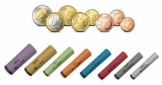 3701 Münzhülsen - Münzrollenpapier gemischt von 1 Cent bis 2 Euro (119er Pack) A - 1