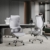 JOYFLY Ergonomischer Bürostuhl, Schreibtischstuhl mit Verstellbarer Sitz, Computerstuhl PC-Stuhl mit 3D-Armlehne Kopfstütze, Atmungsaktiver Mesh Office Chair 200kg Erwachsene, Drehstuhl(Grau) - 2