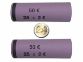 Münzhülsen für alle Münzen 1 Cent bis 2 Euro (2 Euro - 130 Stück) - 1