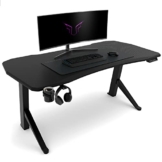 Ultimate Setup® Gaming Tisch höhenverstellbar elektrisch schwarz, Gamer Tisch, Gaming Schreibtisch, Gaming Desk, Gaming Tisch 180x80 cm, Gaming Room - 1